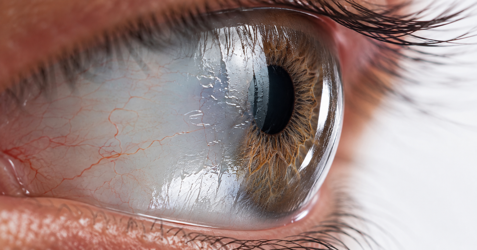 olhos secos e irritados